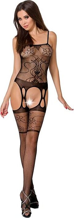 Passion woman bs050 bodystocking negro talla unica