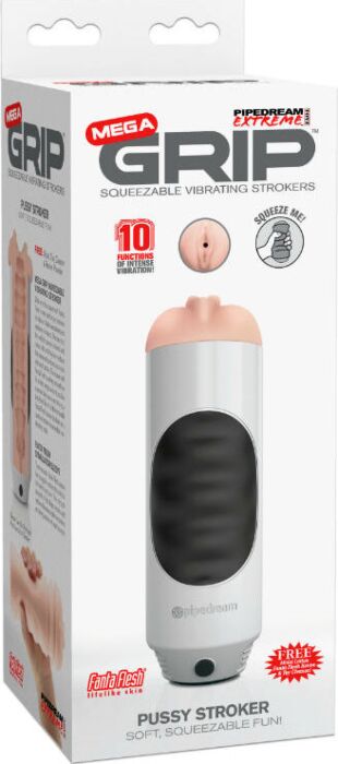 Pdx mega grip masturbador masculino vagina blanco