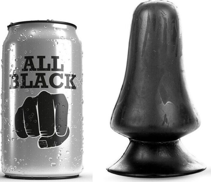 Anal Plug ALL BLACK 12 CM – Überraschender Durchmesser