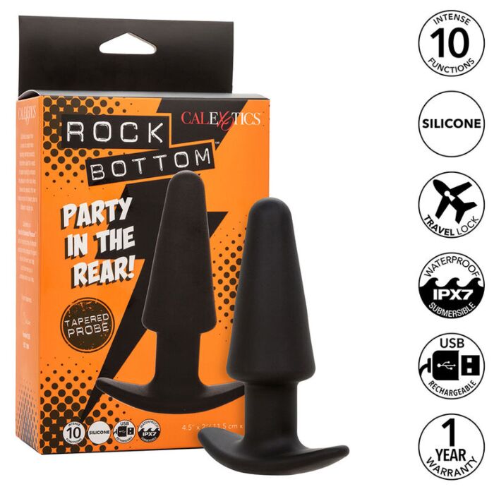 Plug Anal CALEXOTICS Rock Bottom mit 10 Vibrationen