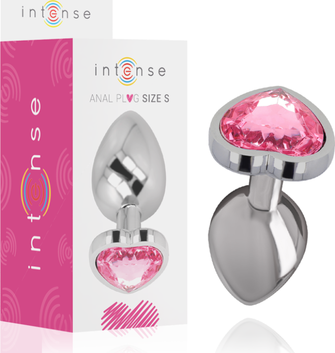 Plug Anal INTENSE Herz Rosa Glamour