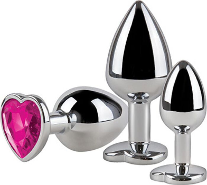 Analplug Set S Pleasures Metal LIA