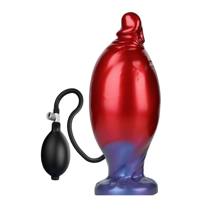 POWER MONSTERS - SHADOW BEHEMOTH BICOLOR INFLATABLE FANTASY SILICONE DILDO 22 CM Ø 5 CM POWER MONSTERS - SHADOW BEHEMOTH BICOLOR INFLATABLE FANTASY SILICONE DILDO 22 CM Ø 5 CM