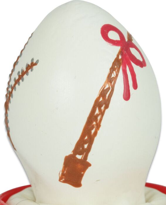 Preservativ CONDOMERIE Huevo de Pascua Weiß Handgemalt