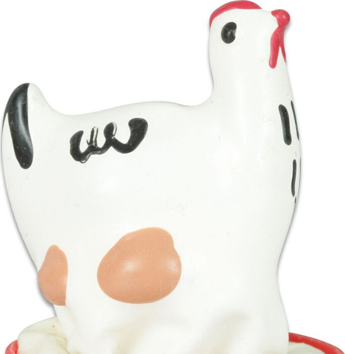 Preservativo CONDOMERIE Huhn Weiß Handgemalt