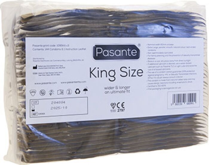Pasante King Size Kondom – 60 mm Nennbreite Pasante King Size Kondom – 60 mm Nennbreite