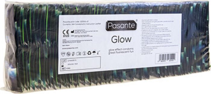 PASANTE Glow Kondome – 144 Stück Leuchtkondome