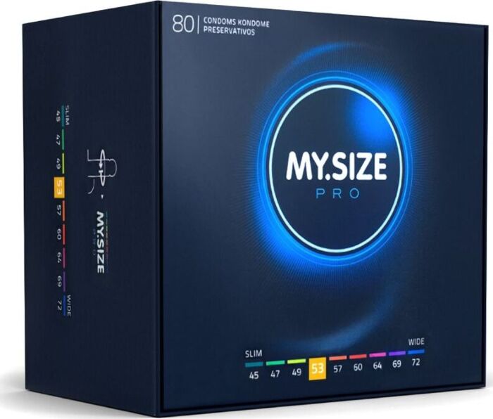 Präservative MY SIZE PRO 53 mm - Ultra-sensitiv