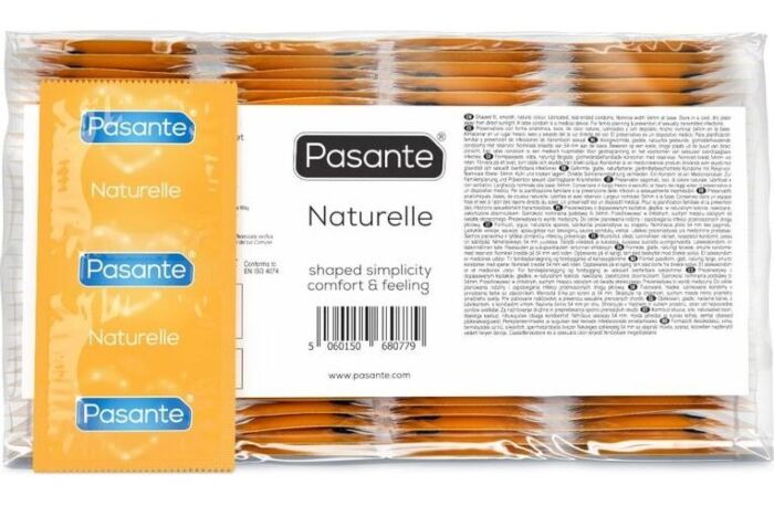 Kondome Pasante Naturelle 144 Stück – Natürliche Form für besten Komfort