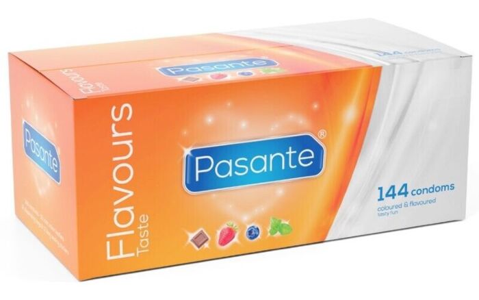 Kondome Pasante 144 Stück - Aromatisierte Vielfalt