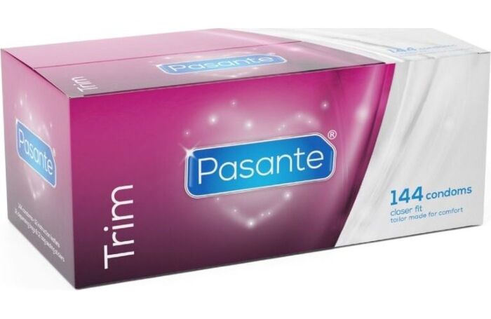Kondome Pasante Trim 144 Stück | Engere Passform für mehr Gefühl