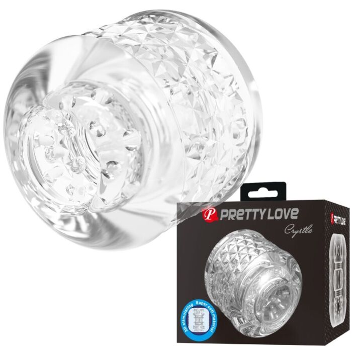Masturbator Pretty Love Crystle mit doppeltem Eingang Masturbator Pretty Love Crystle mit doppeltem Eingang