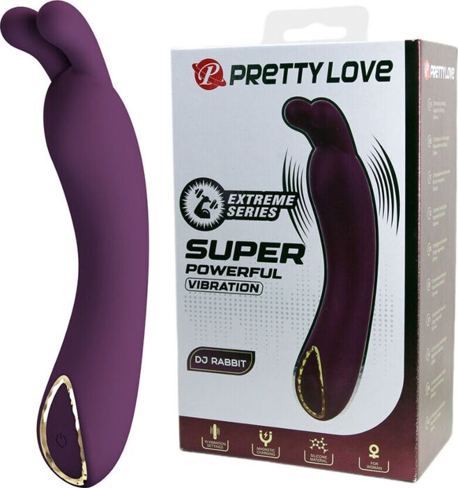 Vibrator Pretty Love DJ Rabbit mit doppelt aktivem Ende Vibrator Pretty Love DJ Rabbit mit doppelt aktivem Ende