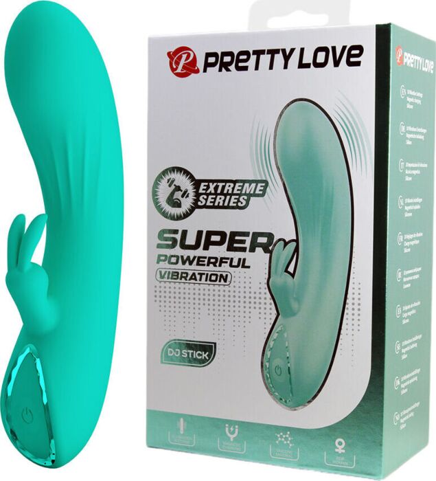 Vibrator Pretty Love DJ Stick mit Klitorisstimulator Vibrator Pretty Love DJ Stick mit Klitorisstimulator