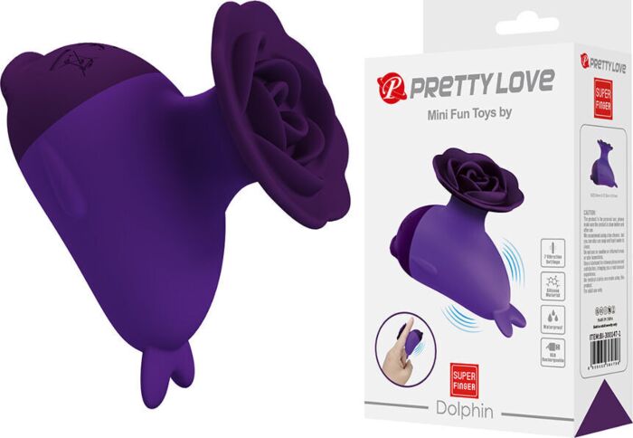 Mini Vibrator PRETTY LOVE DOLPHIN mit ergonomischem Design Mini Vibrator PRETTY LOVE DOLPHIN mit ergonomischem Design