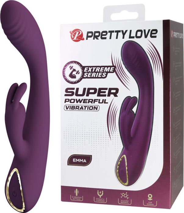 Vibrator Pretty Love Emma mit Rabbit Stimulator Vibrator Pretty Love Emma mit Rabbit Stimulator