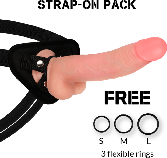 Dildo ROCK ARMY Dual Density Leopard 23 cm mit Ventilbasis