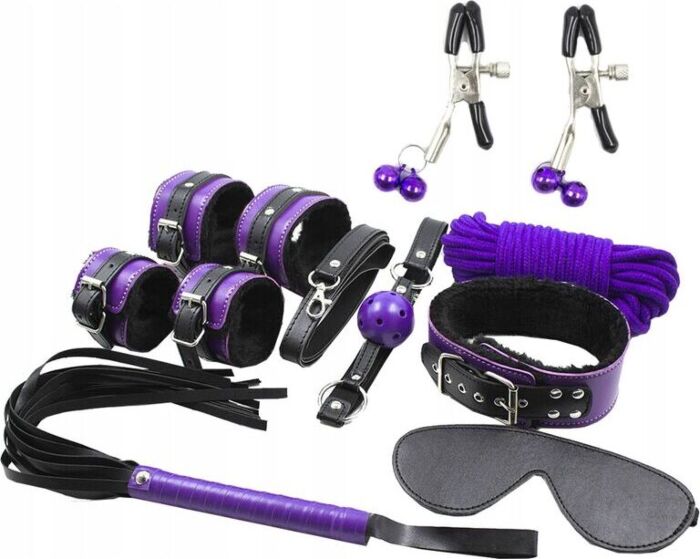 Sets Bondage SECRETPLAY BDSM SET 8PCS für BDSM-Abenteuer