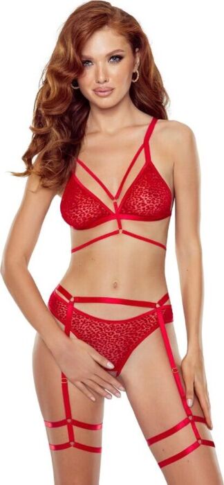 Lingerie Set Passion Porigelia Rot S/M - Sinnliche Eleganz