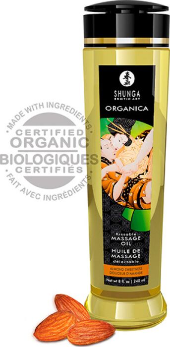 Shunga Massage Oil Almond Sweetness - Almendra Dulce