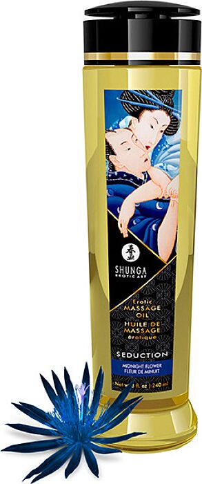 Shunga Massage Oil Seduction - Flores de Medianoche