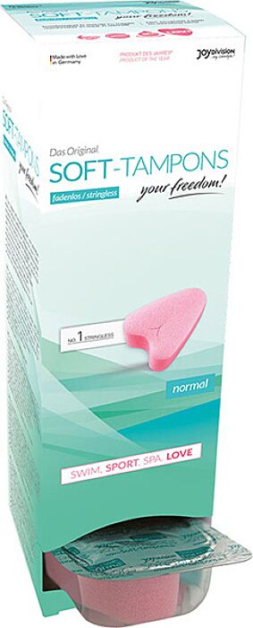 Soft tampons Normal Caja de 10 Soft tampons Normal Caja de 10