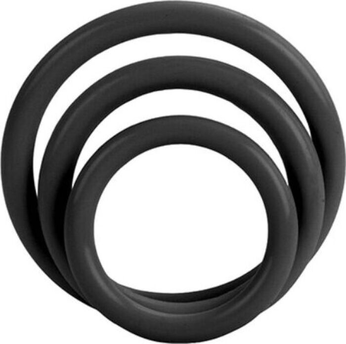 Tri-ring anillo negro