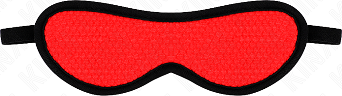 BDSM Maske KINK Masked Allure Rot Textur 20x7 cm
