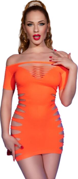 Minikleid Chilirose CR 4704 Orange - Sinnlich & Sexy