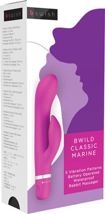 Vibrador B SWISH BWILD CLASSIC MARINE mit G-Punkt Stimulation