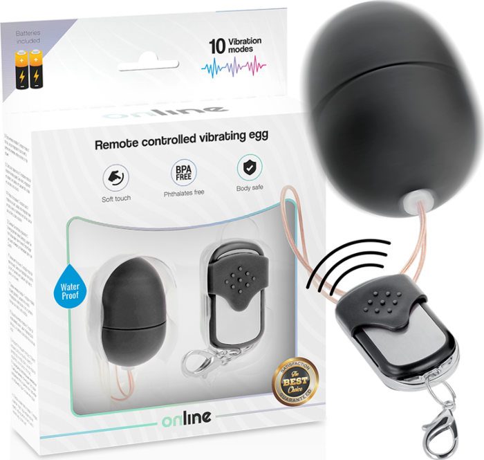 ONLINE - HUEVO VIBRADOR CONTROL REMOTO S