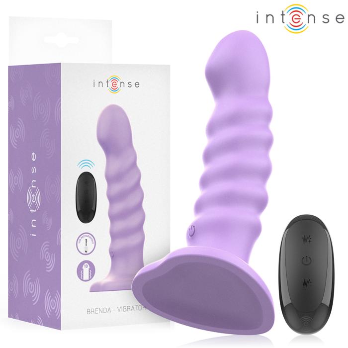 Vibrator INTENSE BRENDA Spiraldesign 10 Vibrationen Vibrator INTENSE BRENDA Spiraldesign 10 Vibrationen