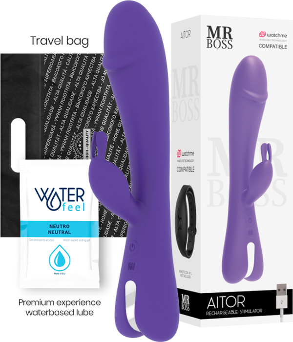 Vibrator MR. BOSS AITOR Rabbit mit Watchme Technologie Vibrator MR. BOSS AITOR Rabbit mit Watchme Technologie