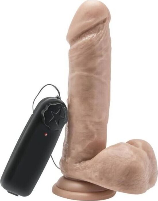 GET REAL Realistischer Dildo mit Vibrationskugel 18 cm