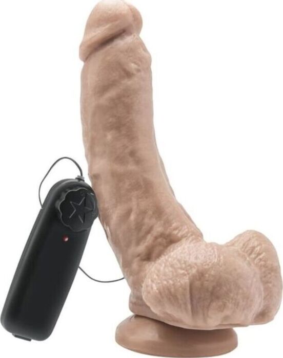 Realistischer Dildo GET REAL 20,5 cm mit Vibration