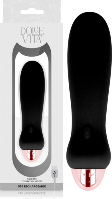 DOLCE VITA VIBRADOR RECARGABLE FIVE 7 VELOCIDADES