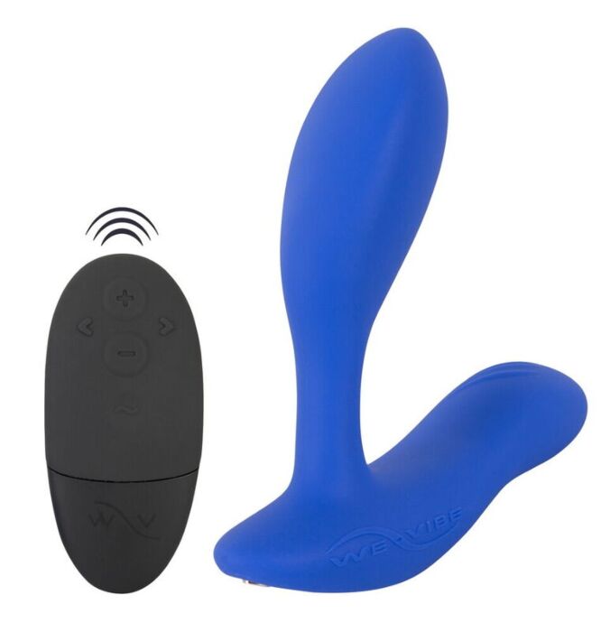 WE-VIBE VECTOR+ Prostatamassagegerät zur Doppelstimulation, königsblau