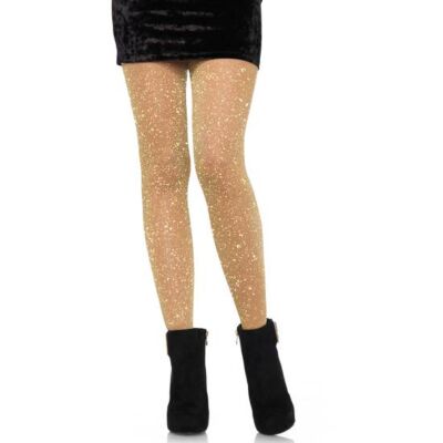 Leg Avenue Lurex Strumpfhosen Gold