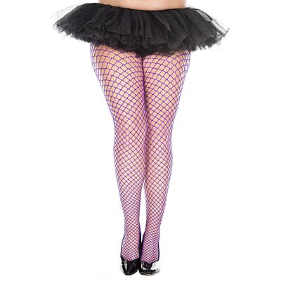 Netz-Panty Music Legs XXL mit schmaler Taille