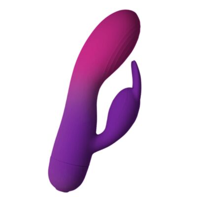 Glo-Girl Rabbit Vibrator von ROCKS-OFF mit Doppelmotor