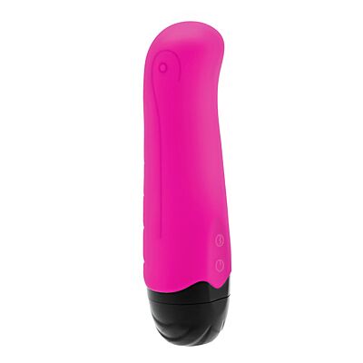 Kompakter Vibrator Liebe Dive! Mini in Fuchsia mit G-Punkt-Stimulation