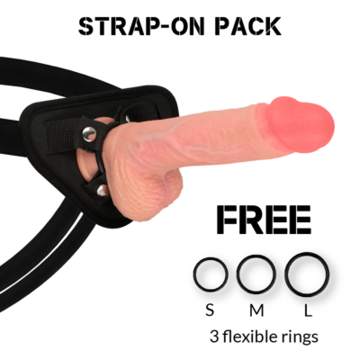 Strap-On Dildo ROCK ARMY Spitfire 21 cm