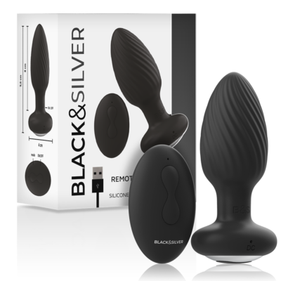 Vibratoren BLACK&SILVER Welss Plug Rotator