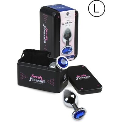 Blauer Glücksstecker