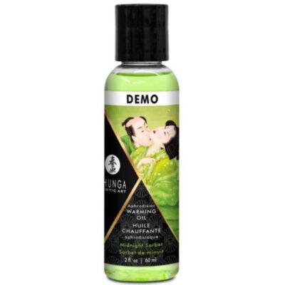 Shunga Öl Massage Effekt Wärmesorbet Mitternacht 60 ml