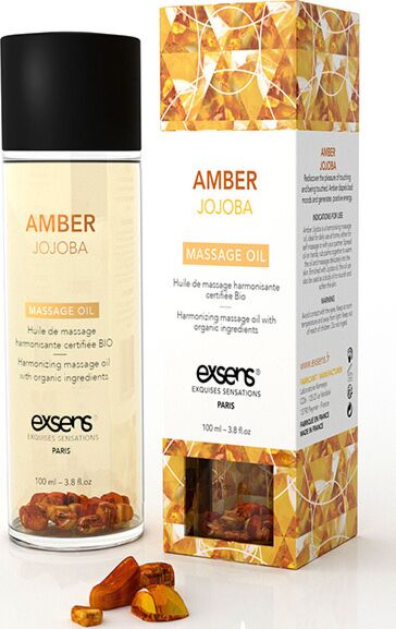 Massageöl Exsens Amber Jojoba mit Bernstein 100 ml