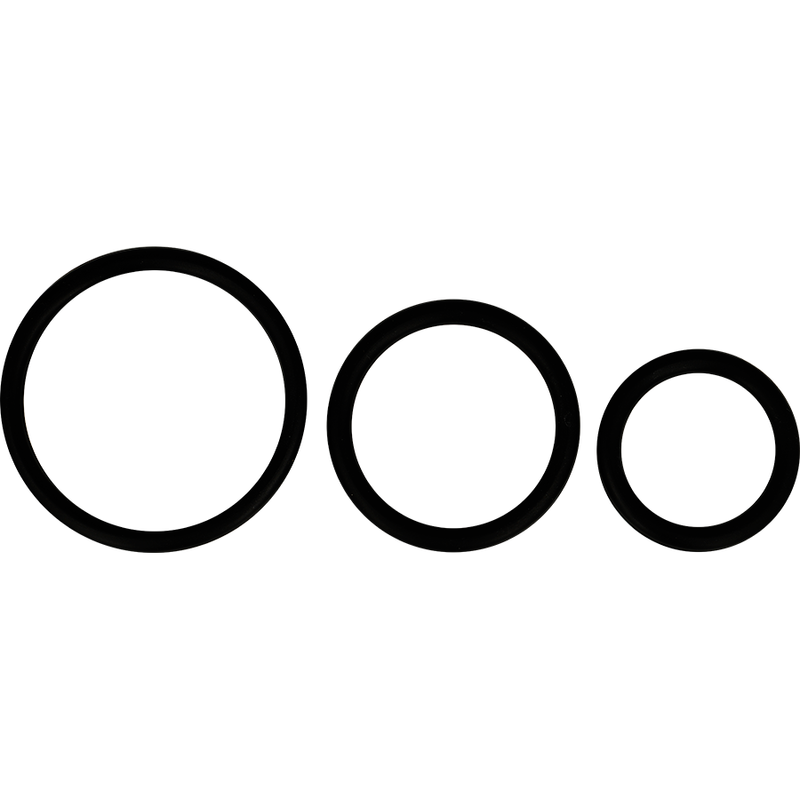 Schwarzer Ring Trio