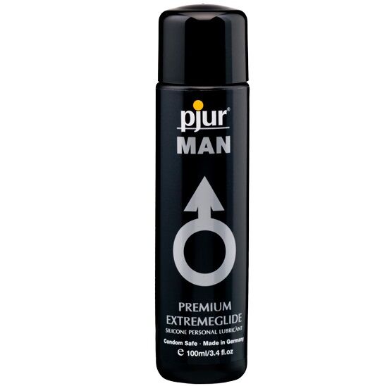 Pjur Man Premium Lubricante 100 ml - Base de Silicona