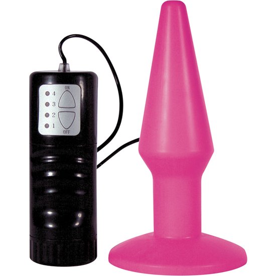 Brutal Anal-Plug rosa Vibrator