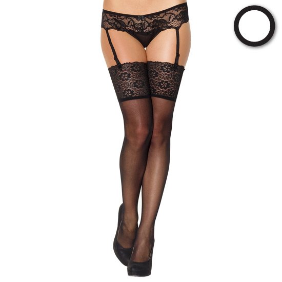 Küss mich fühle mich touch'n'close weißen Strümpfen